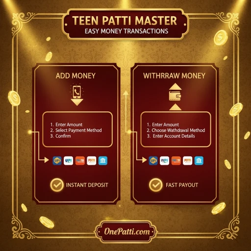 Teen Patti Master transaction 